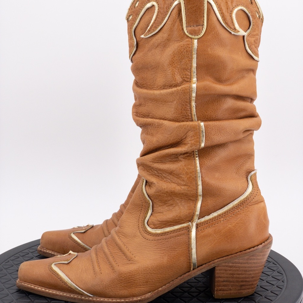 NaNa Womens Vintage Cowboy Boots sz 10 - Picture 3 of 9